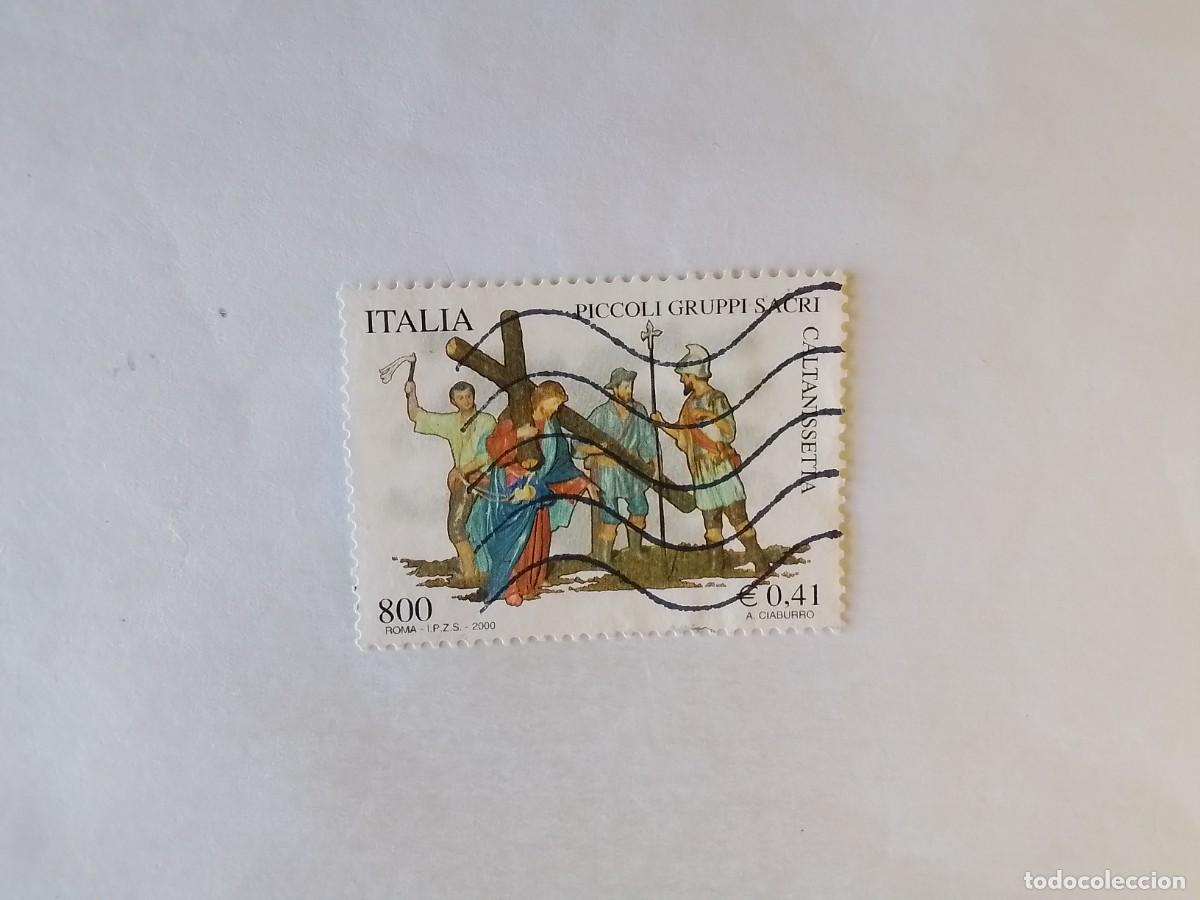 Sellos: A&Ntilde;O 2000 ITALIA SELLO USADO