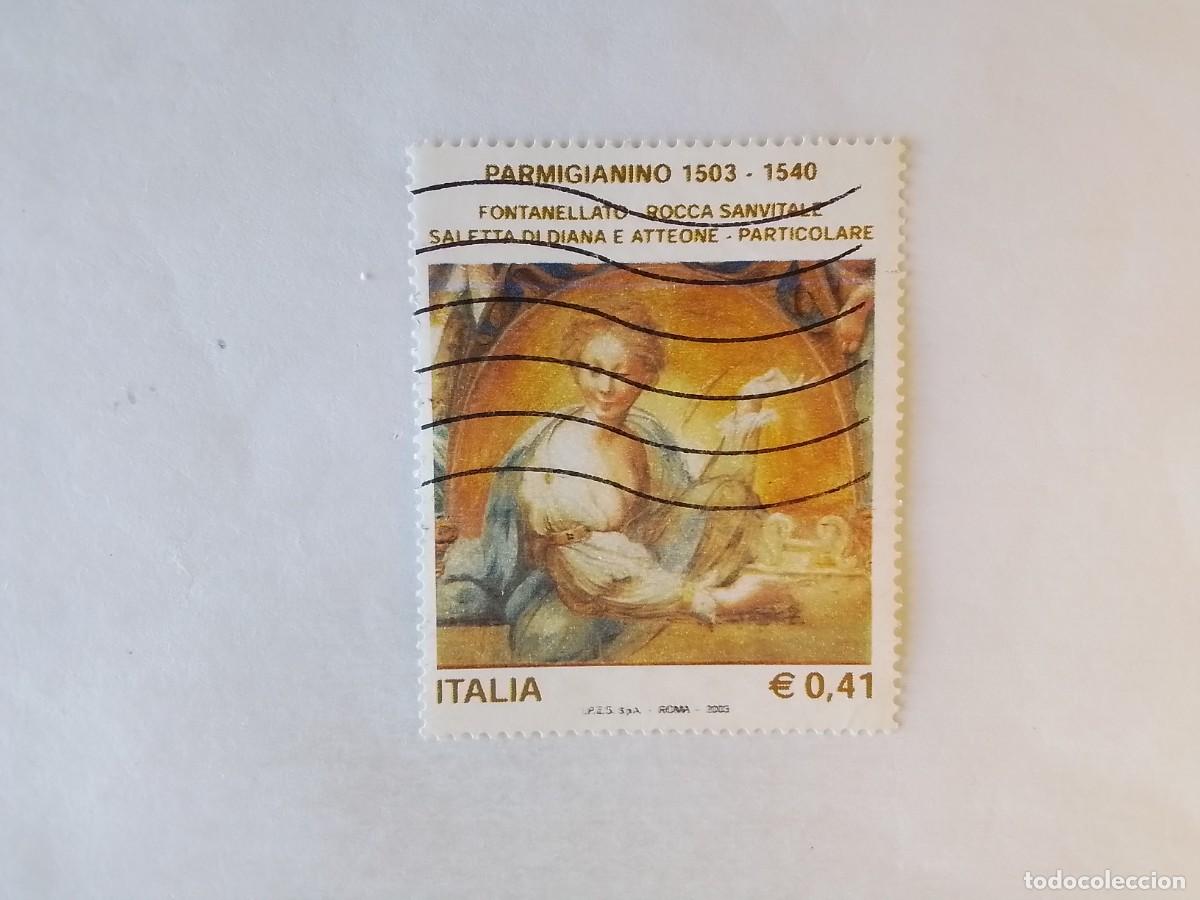 Sellos: A&Ntilde;O 2003 ITALIA SELLO USADO