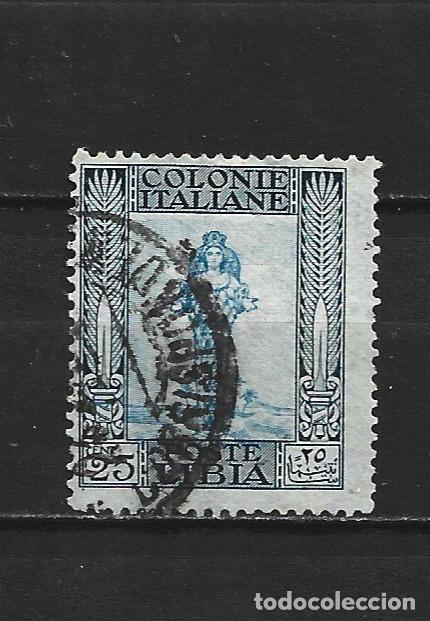 Sellos: LIBIA COLONIA ITALIANA YVERT NUM. 27 USADO