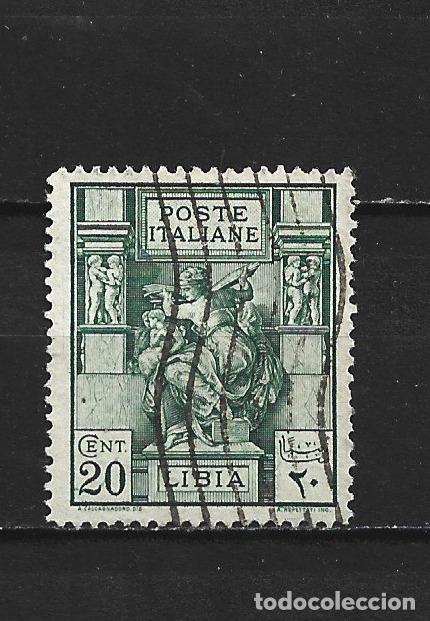 Sellos: LIBIA COLONIA ITALIANA YVERT NUM. 40 USADO