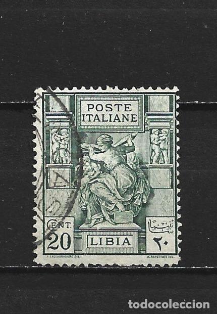 Sellos: LIBIA COLONIA ITALIANA YVERT NUM. 40 USADO