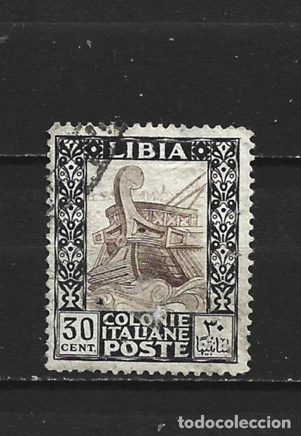 Sellos: LIBIA COLONIA ITALIANA YVERT NUM. 50 USADO