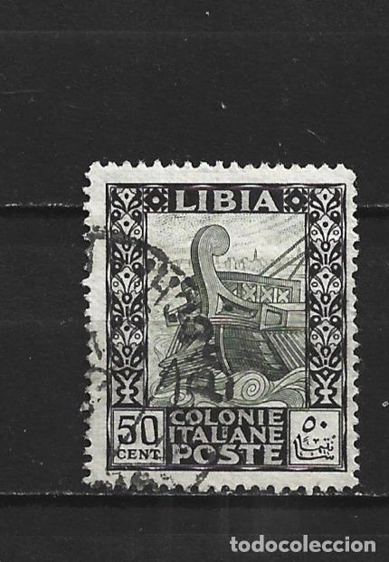 Sellos: LIBIA COLONIA ITALIANA YVERT NUM. 51 USADO