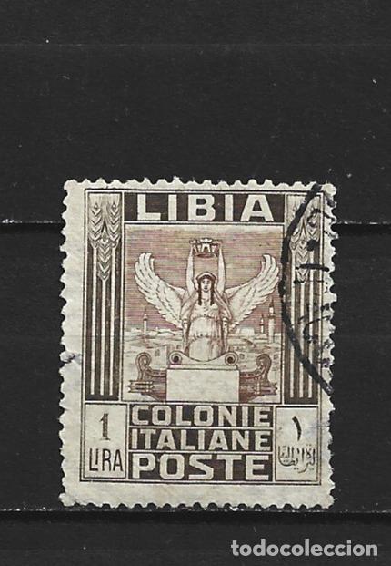 Sellos: LIBIA COLONIA ITALIANA YVERT NUM. 53 USADO