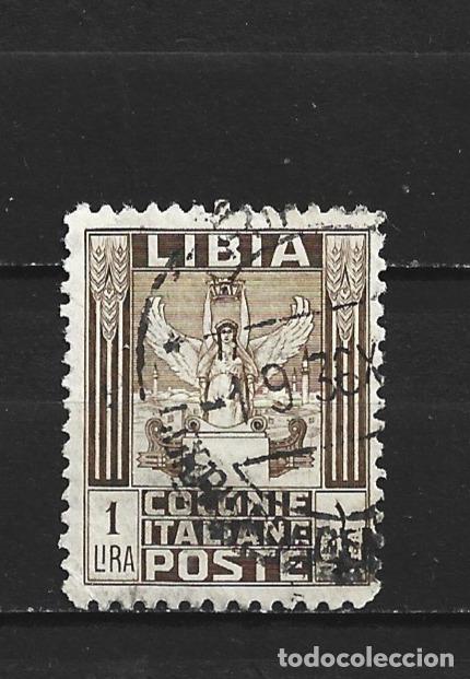 Sellos: LIBIA COLONIA ITALIANA YVERT NUM. 53 a USADO