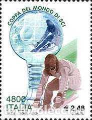 Sellos: Italia 2000, SW-2653 &rdquo; Copa Mundial de Esqu&iacute;. &rdquo;./ Nuevo, sin charnela. MNH.