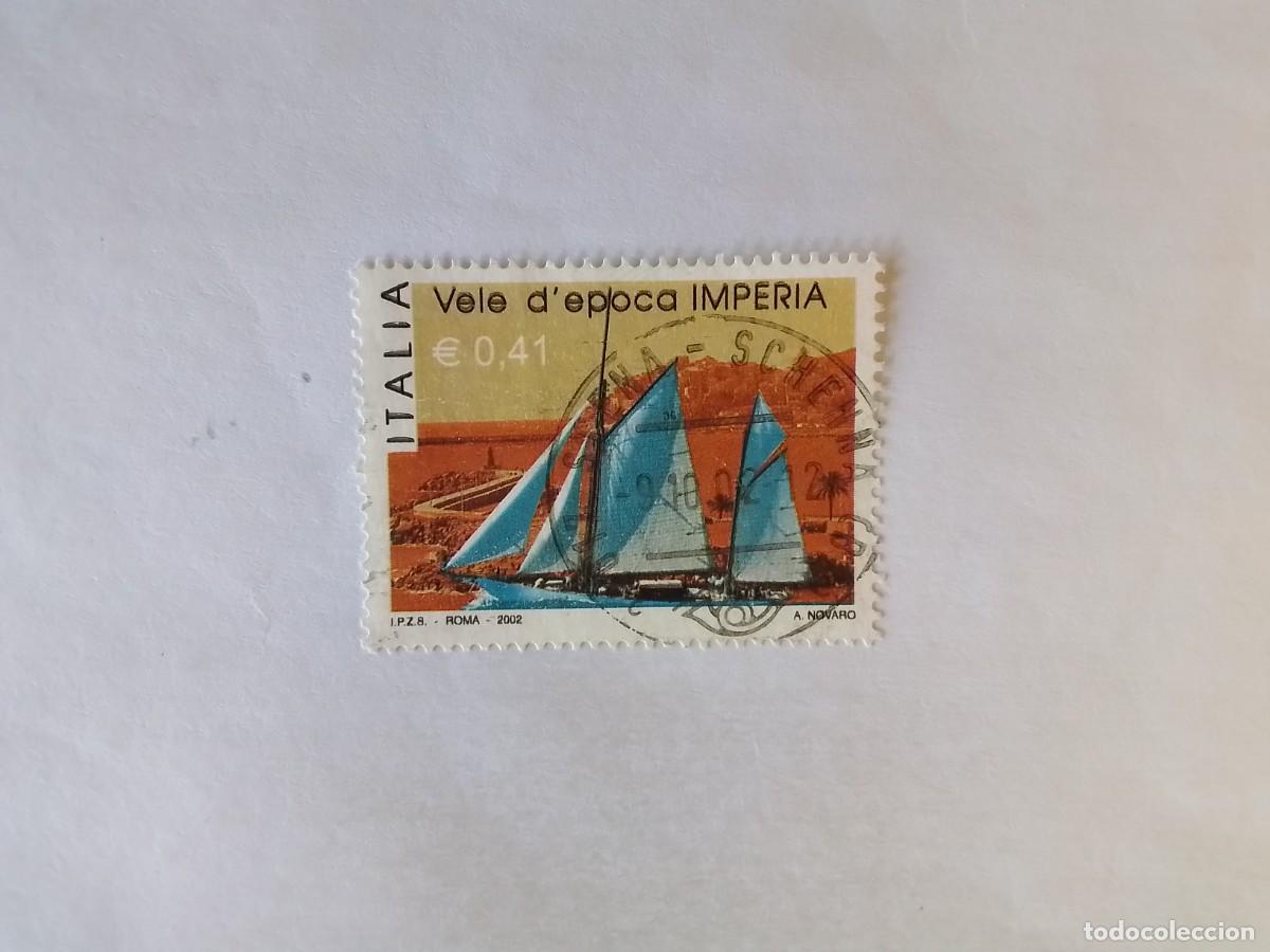Sellos: A&Ntilde;O 2002 ITALIA SELLO USADO