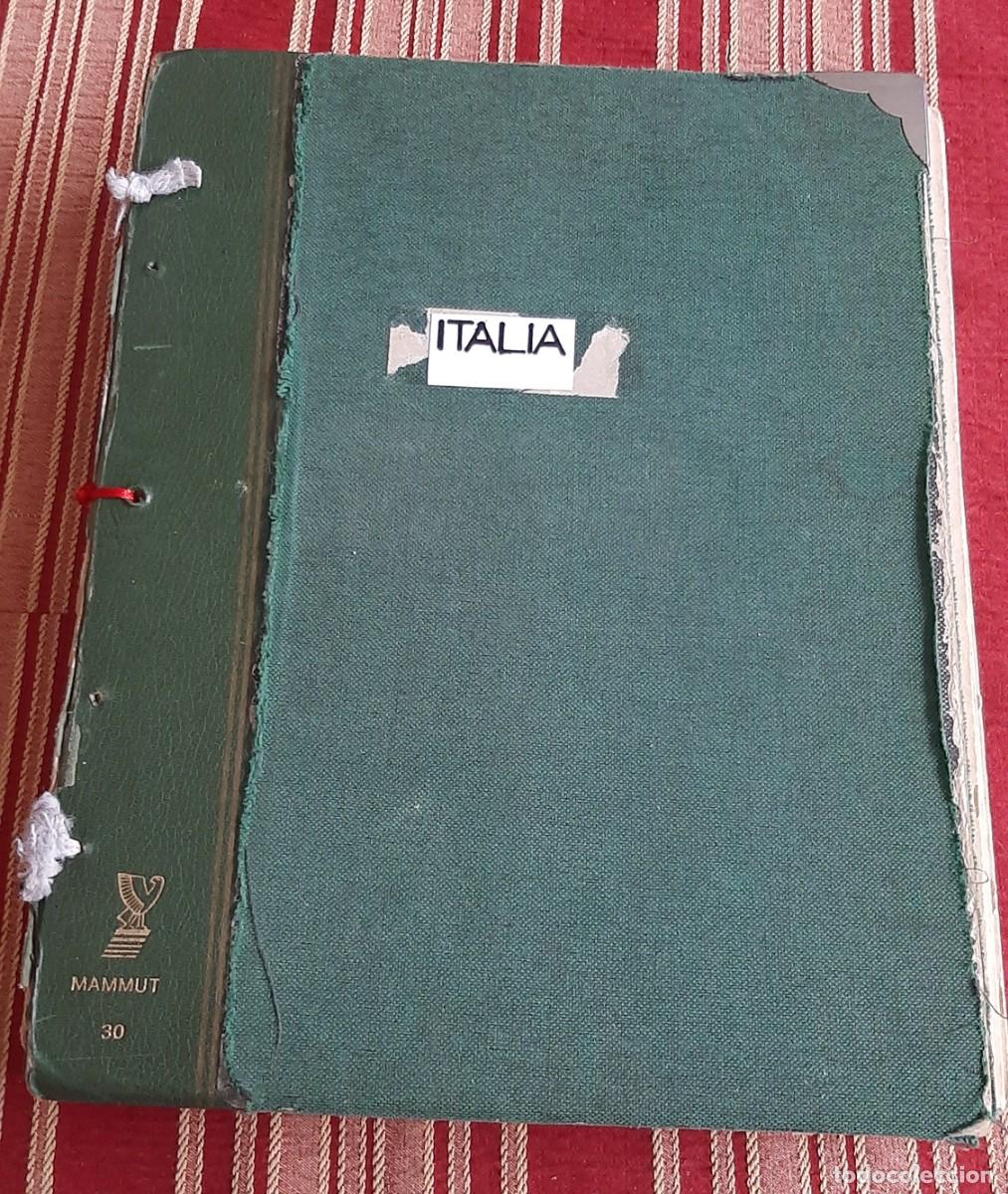 Sellos: (ITALIA) &Aacute;LBUM ANTIGUO CON STOCK DE SELLOS DE ITALIA(VALOR +1000&euro; CAT.)