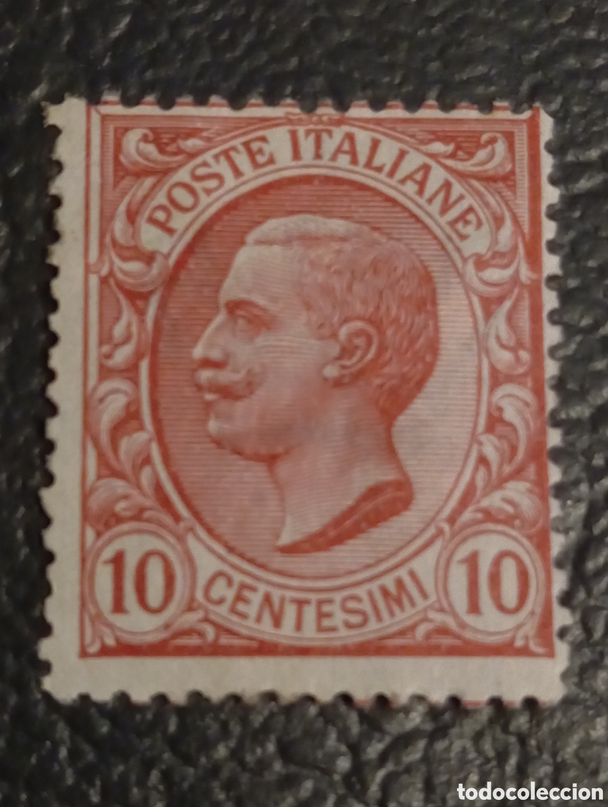 Sellos: Italia 1906 - Rey V&iacute;ctor Manuel III &rdquo;Leoni&rdquo; 10c Rosa - Sassone N. 81 / Michel N. 83 - MH