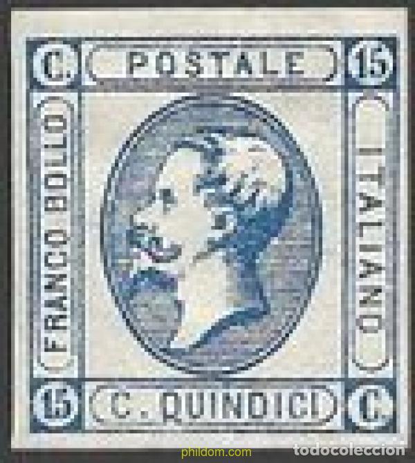 Sellos: 329558 HINGED ITALIA 1863 REY VICTOR EMANUEL II