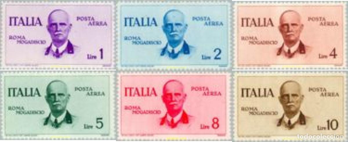 Sellos: 332710 HINGED ITALIA 1934 INAUGURACION DE LA LINEA ROMA-MOGADISCIO