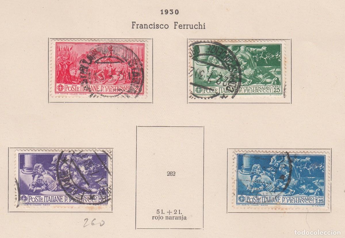 Sellos: ITALIA 1930 - FRANCESCO FERRUCHI - CAPITAN GENERAL DE LA REPUBLICA - YVERT 258-259-260-261