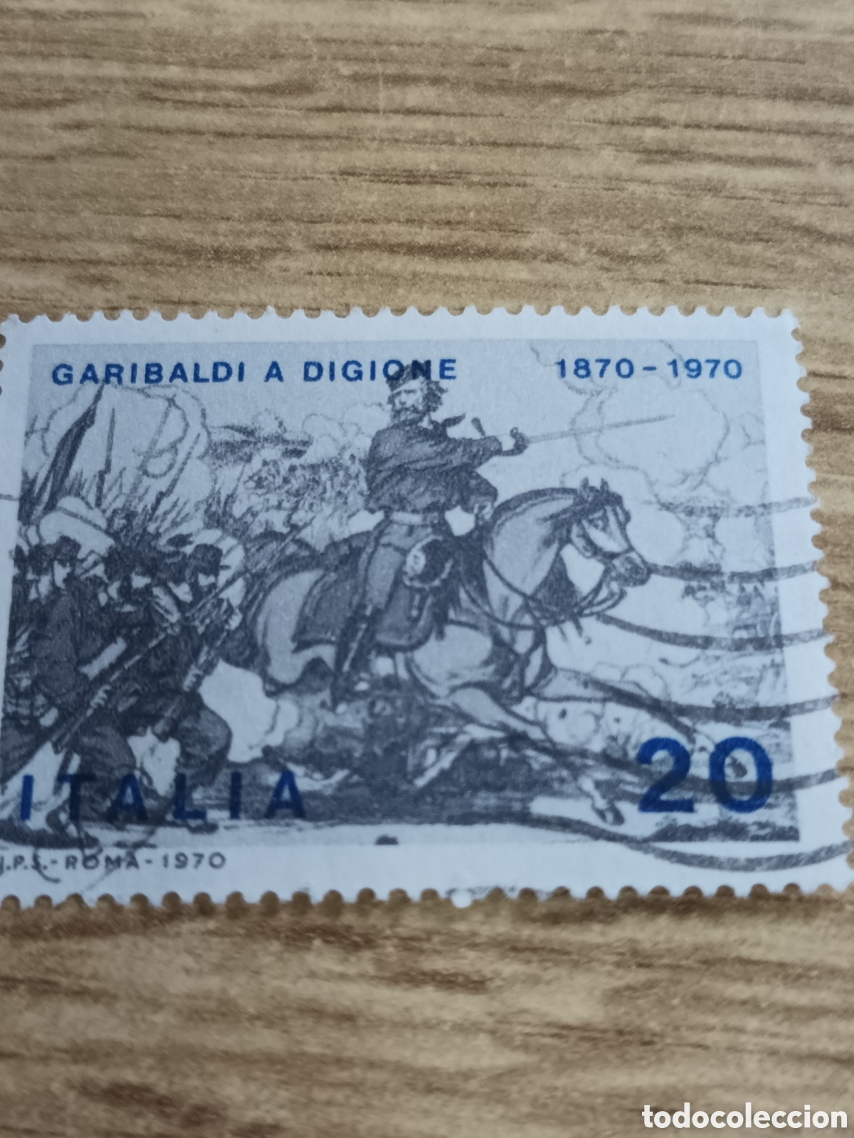 Sellos: SELLO EMITIDO POR ITALIA A&Ntilde;O 1970 CONMEMORACI&Oacute;N GUERRA FRANCO- PRUSIANA