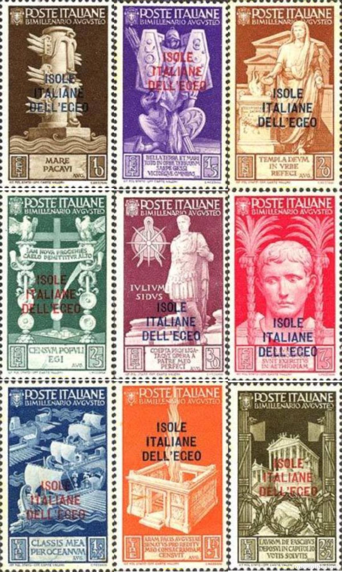 Sellos: 787029 HINGED EGEO Islas 1938