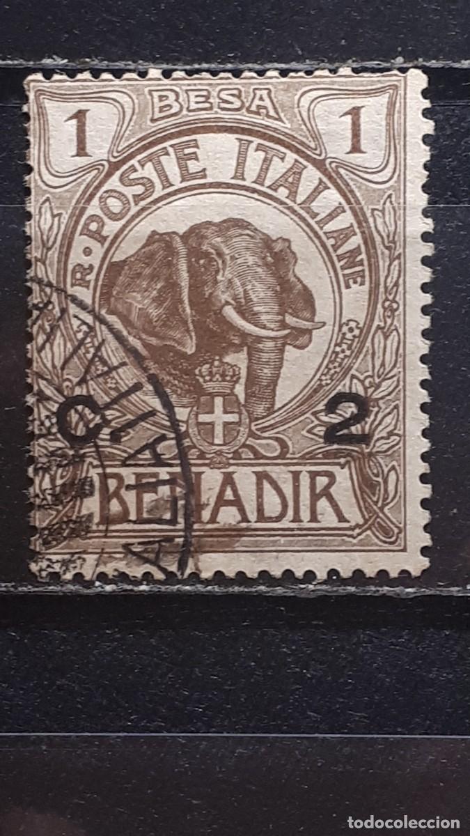 Sellos: Italia. &deg; 1906 Yvert 10 Ocup. Somalia, sobrecarga.