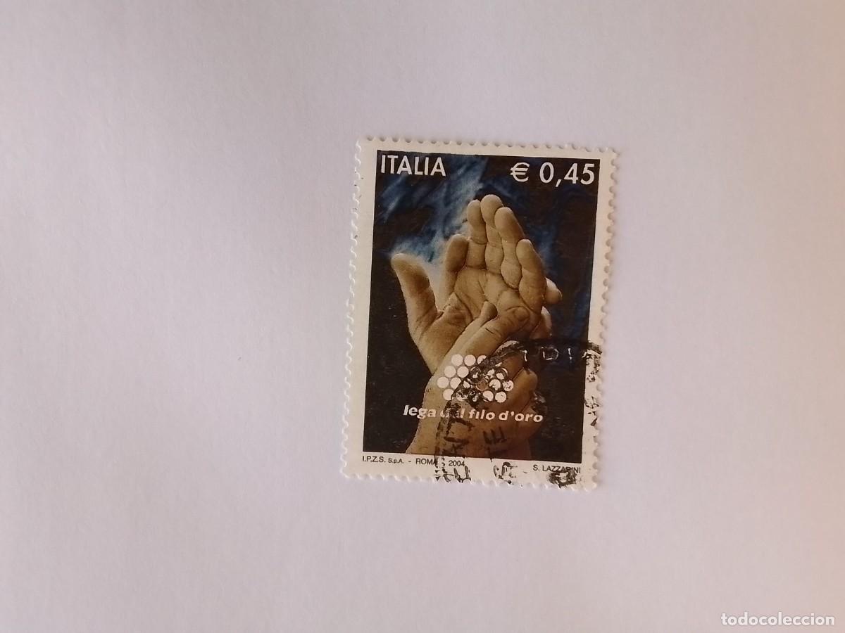 Sellos: A&Ntilde;O 2004 ITALIA SELLO USADO