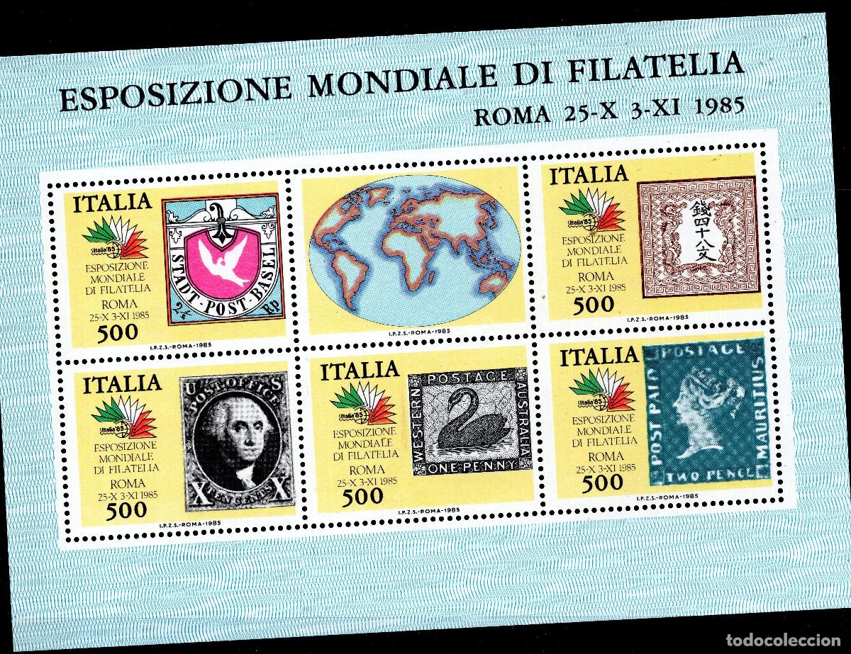 Sellos: ITALIA 1985 STAMP MICHEL IT BL2