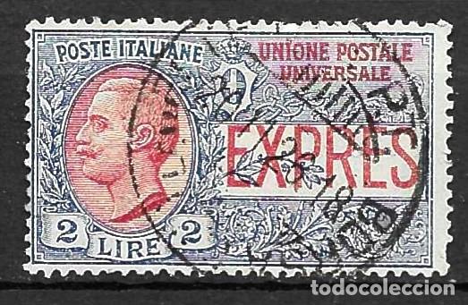 Sellos: ITALIA- 1925-SOBRECARGADO- USADO- URGENTE