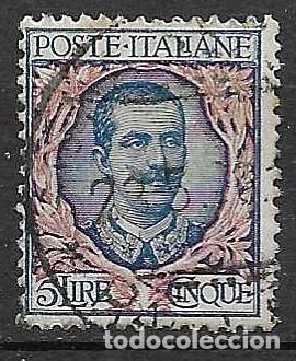 Sellos: ITALIA- 1901- USADO - VICTOR EMMANUEL III