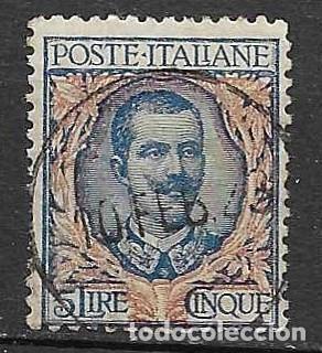 Sellos: ITALIA- 1901- USADO - VICTOR EMMANUEL III