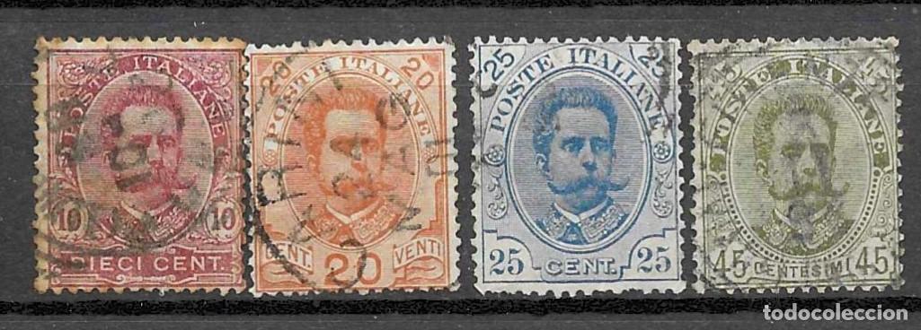 Sellos: ITALIA- 1893- USADOS- UMBERTO I- SERIE COMPLETA