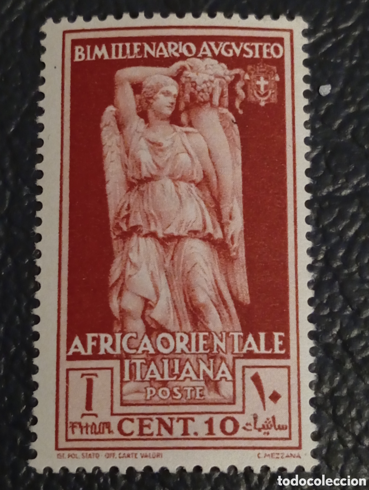 Sellos: Sello &Aacute;frica Oriental Italiana 1938 - Bimilenario Augusto 10c MNH