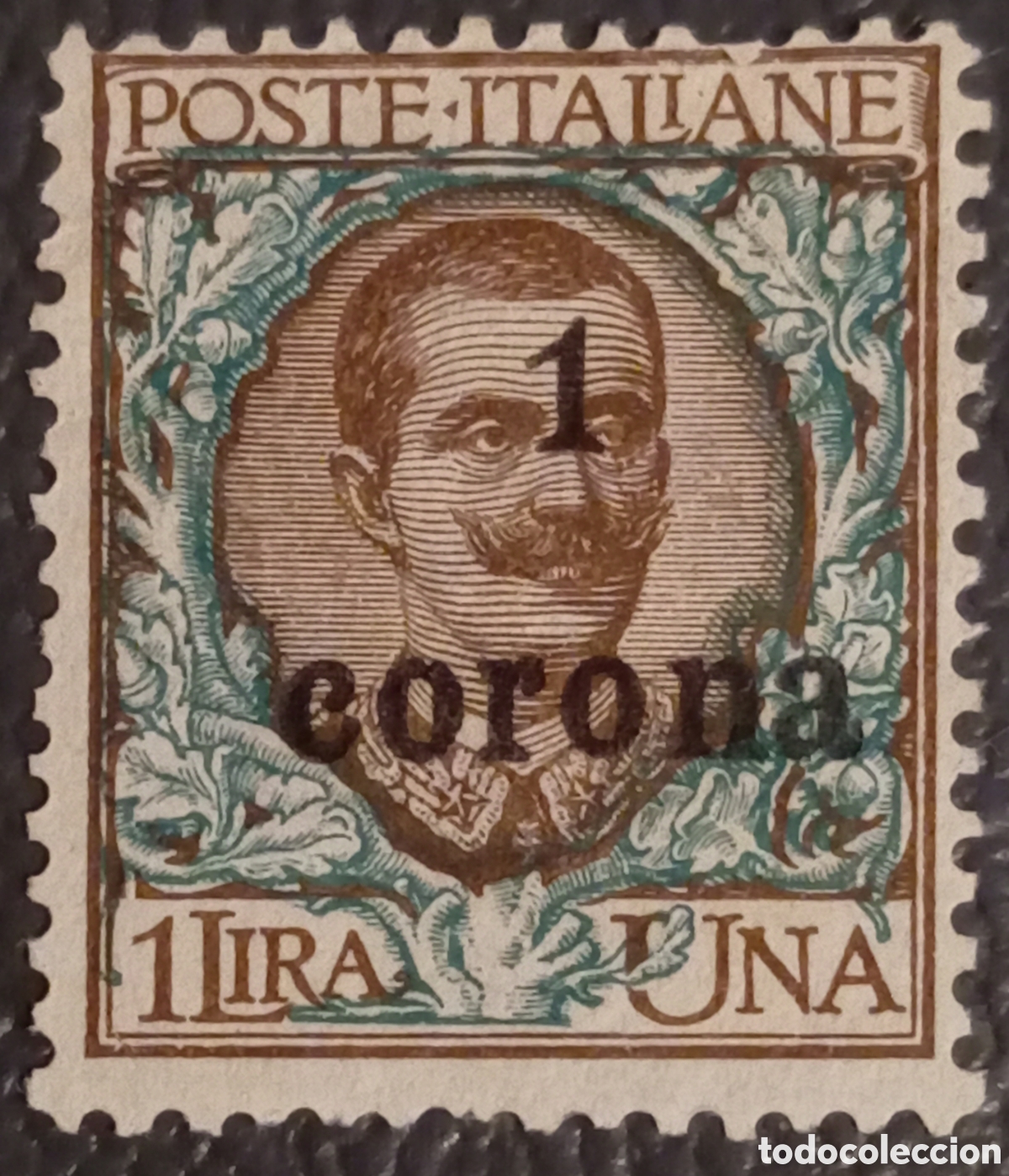 Sellos: Sello Italia 1919 Ocupaci&oacute;n Trento Trieste / 1 Corona / MiNr. 7 MH *