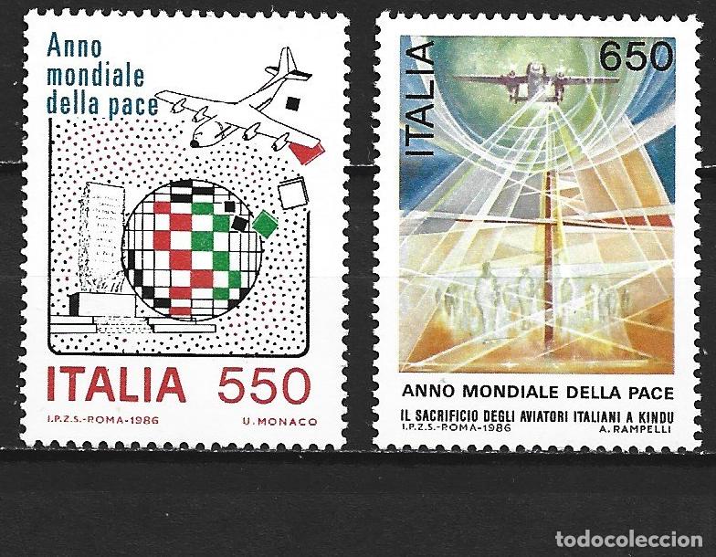 Sellos: ITALIA YVERT NUM. 1730/1731 ** SERIE COMPLETA SIN FIJASELLOS