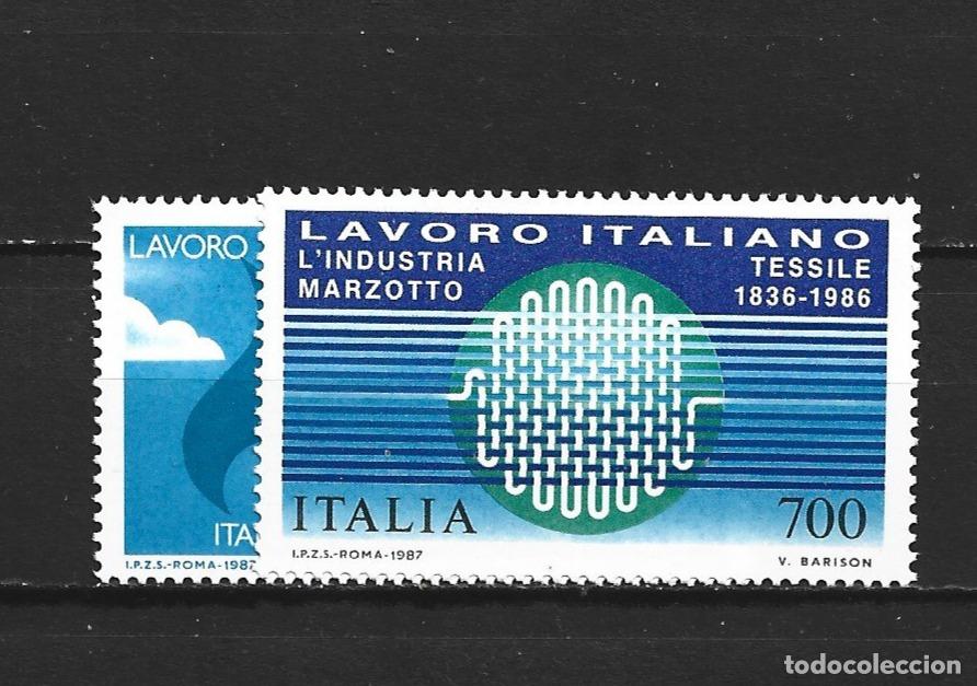 Sellos: ITALIA YVERT NUM. 1735/1736 ** SERIE COMPLETA SIN FIJASELLOS