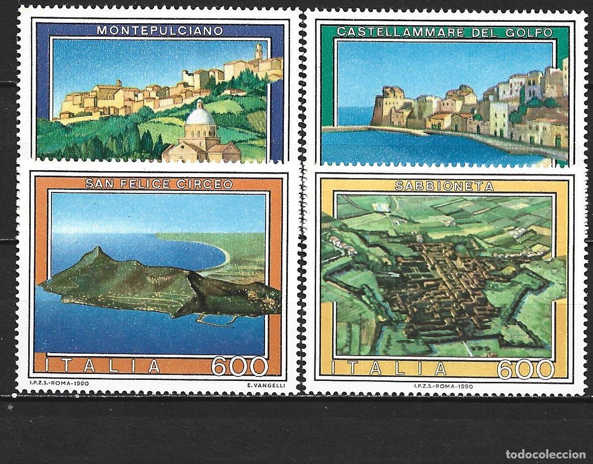 Sellos: ITALIA YVERT NUM. 1873/1876 ** SERIE COMPLETA SIN FIJASELLOS