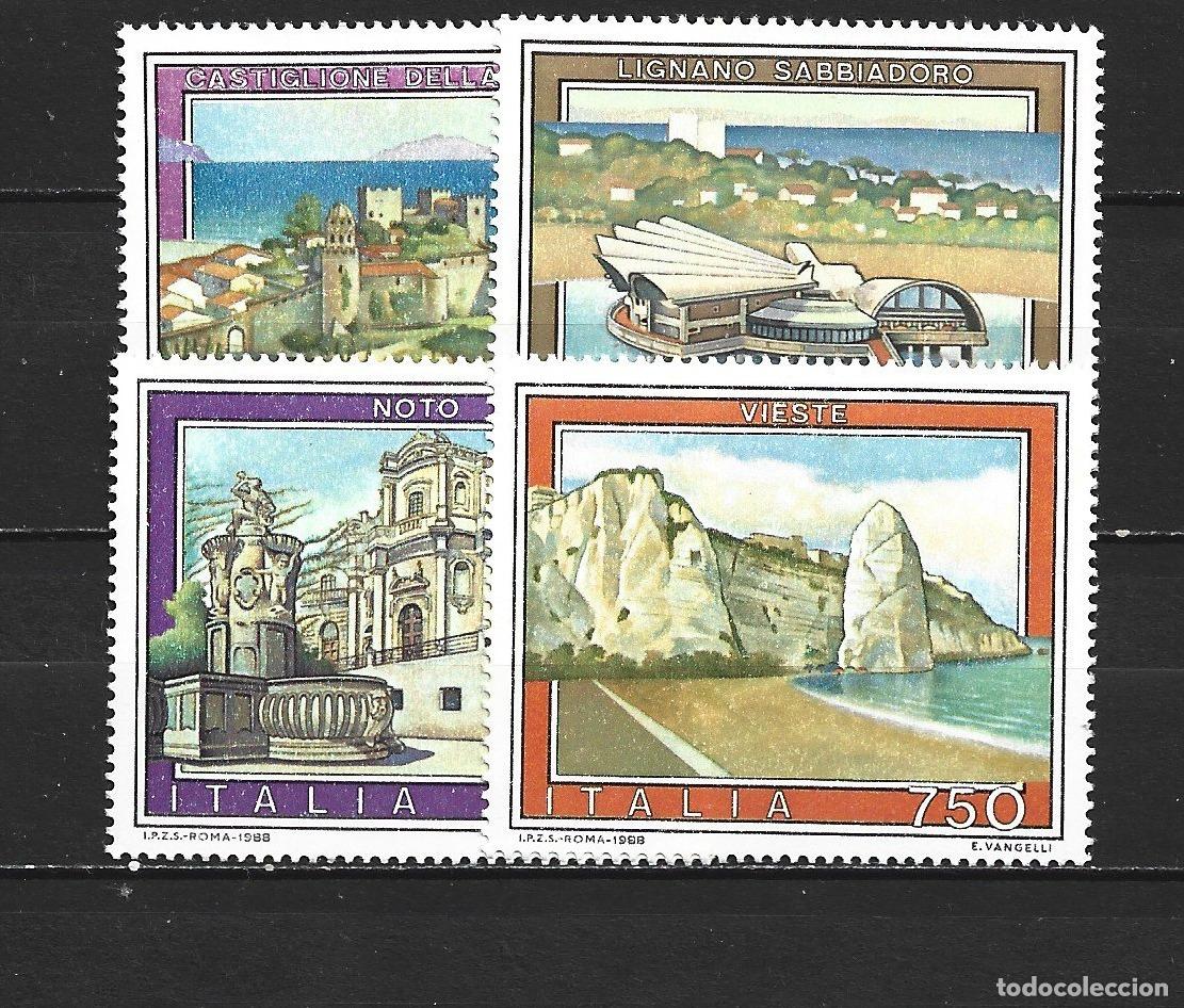 Sellos: ITALIA YVERT NUM. 1777/1780 ** SERIE COMPLETA SIN FIJASELLOS
