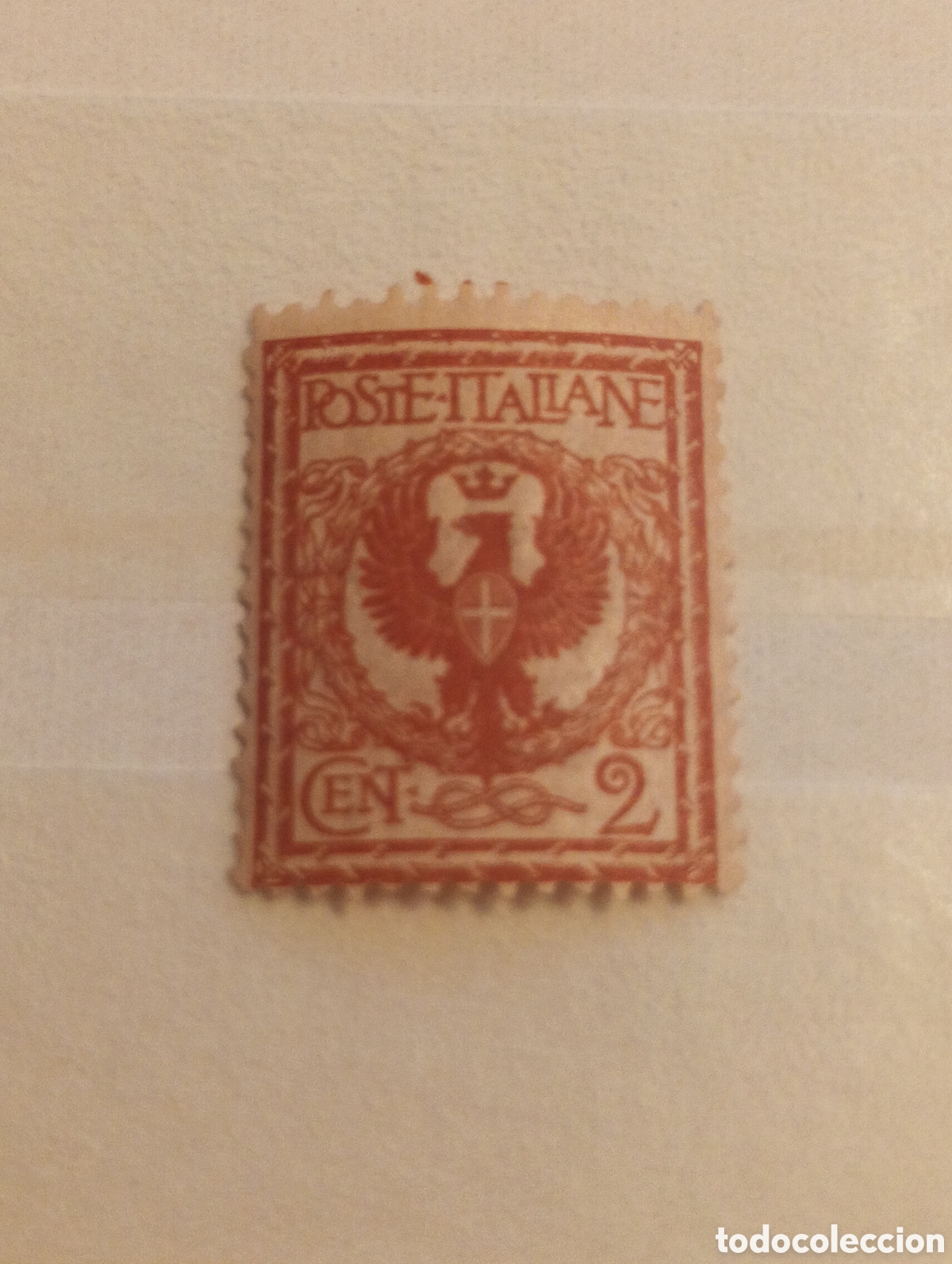 Sellos: Sello Italia 1912 - 2c Floreale Scott #1 MH nuevo con goma