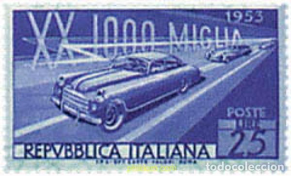 Sellos: 45161 MNH ITALIA 1953 20 CARRERA AUTOMOVILISTICA DE LAS MIL MILLAS