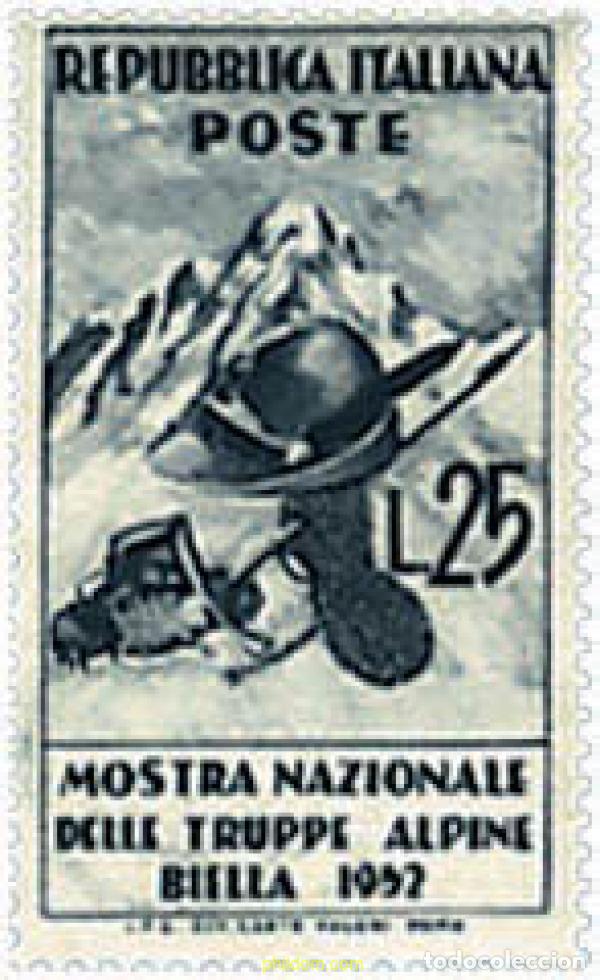 Sellos: 66967 MNH ITALIA 1952 EXPOSICION NACIONAL DE TROPAS ALPINAS