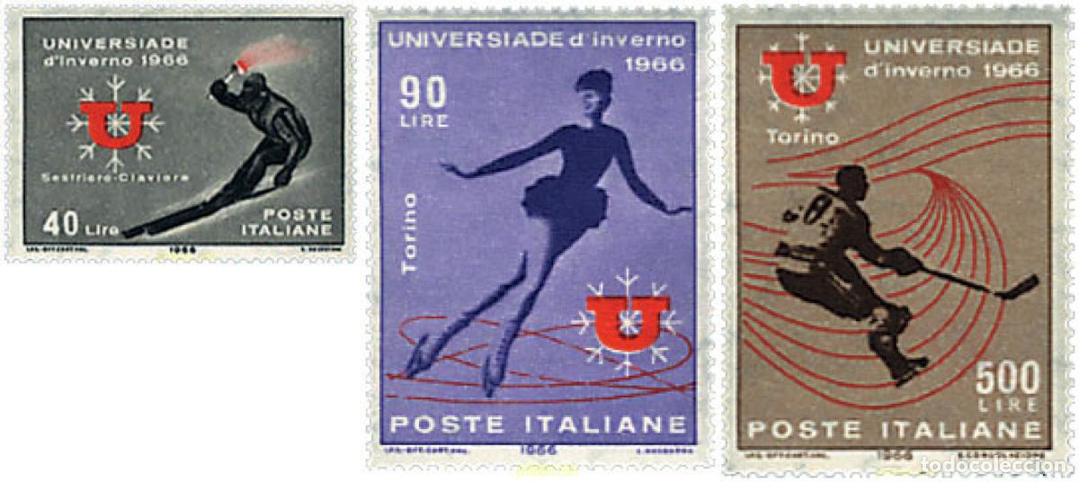 Selos: 66987 MNH ITALIA 1966 JUEGOS UNIVERSITARIOS DE INVIERNO