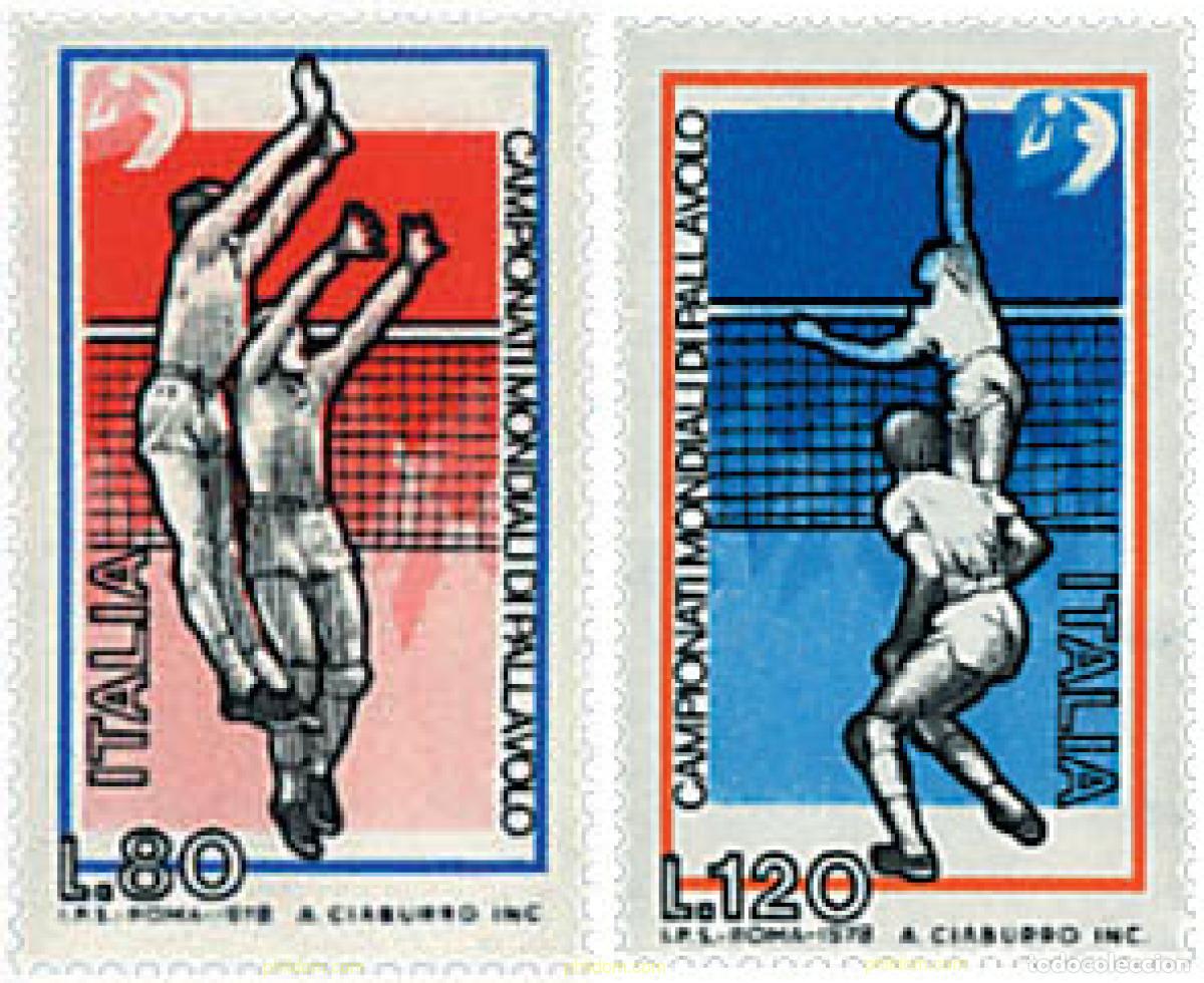 Selos: 67022 MNH ITALIA 1978 CAMPEONATOS DEL MUNDO DE VOLEIBOL