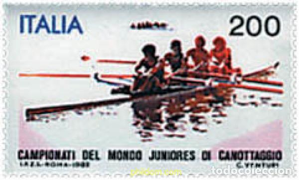 Selos: 67032 MNH ITALIA 1982 CAMPEONATOS DEL MUNDO JUVENILES DE REMO
