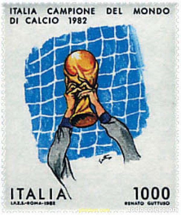 Sellos: 67033 MNH ITALIA 1982 COPA DEL MUNDO DE FUTBOL. ESPA&Ntilde;A-82