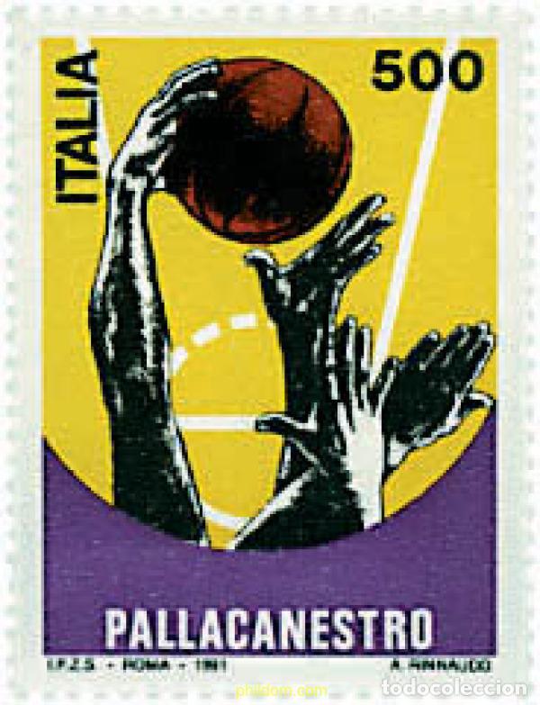 Sellos: 52006 MNH ITALIA 1991 CENTENARIO DEL BALONCESTO