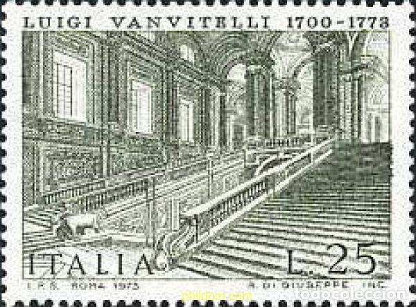 Briefmarken: 130988 MNH ITALIA 1973 BICENTENARIO DE LA MUERTE DEL ARQUITECTO LUIGI VANVITELLI