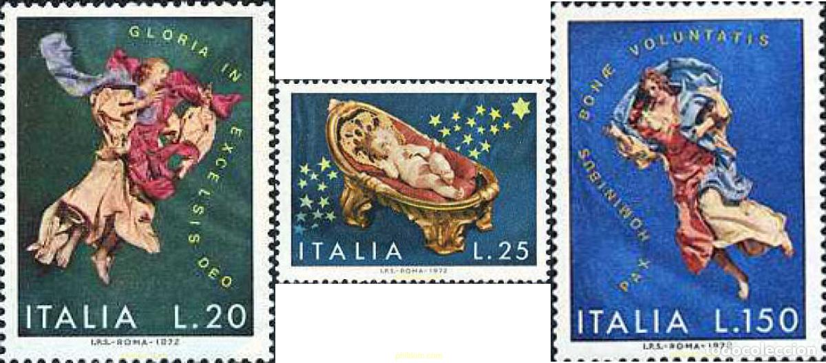 Sellos: 130926 MNH ITALIA 1972 NAVIDAD