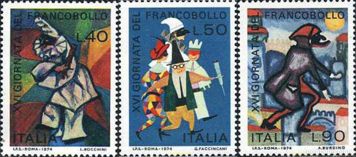 Sellos: 131193 MNH ITALIA 1974 DIA DEL SELLO