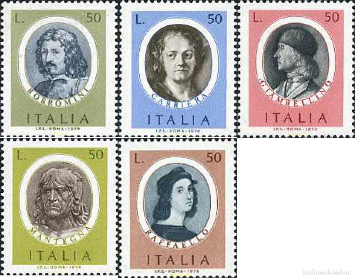 Sellos: 131165 MNH ITALIA 1974 CELEBRIDADES