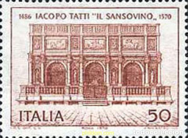 Sellos: 130874 MNH ITALIA 1970 4 CENTENARIO DE LA MUERTE DE JACOPO TATTI