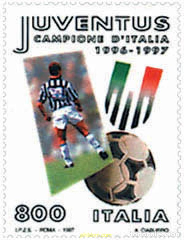 Sellos: 67110 MNH ITALIA 1997 JUVENTUS DE TURIN, CAMPEON DE ITALIA 1996/1997