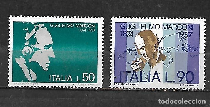 Sellos: 1974: Serie &rdquo;Centenario del nacimiento del Nobel de f&iacute;sica Guillermo Marconi, 1874 - 1937&rdquo; (MNH**)