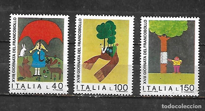 Sellos: 1976: Serie &rdquo;D&iacute;a del sello. Dibujos infantiles&rdquo; (MNH**)