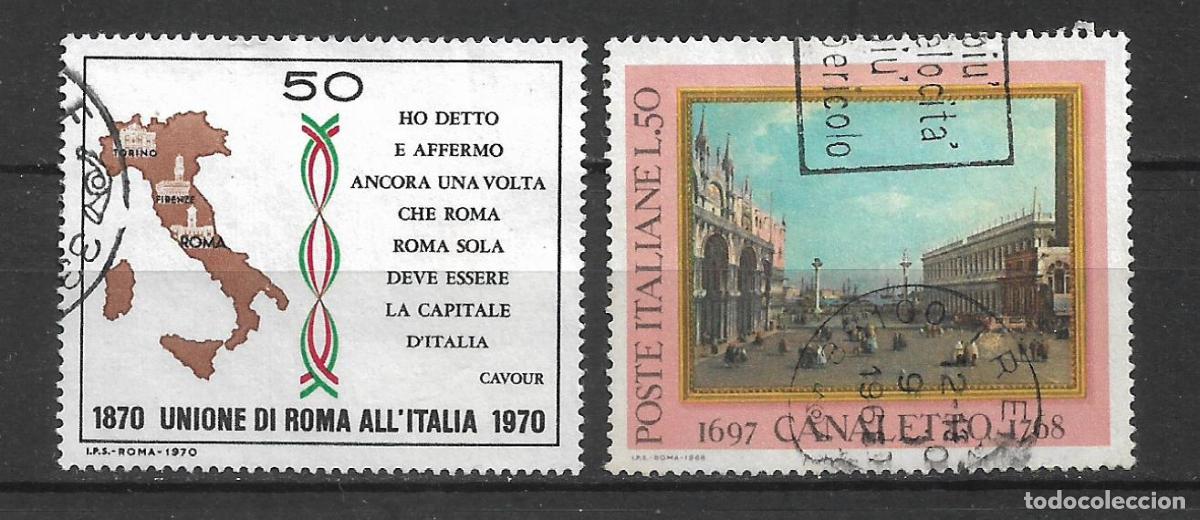 Sellos: italia 4 sellos usados- 8/23