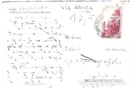 Sellos: Italia & Marcofilia, Roma, Acueductos en la campi&ntilde;a romana, Lisboa 1954 (14)