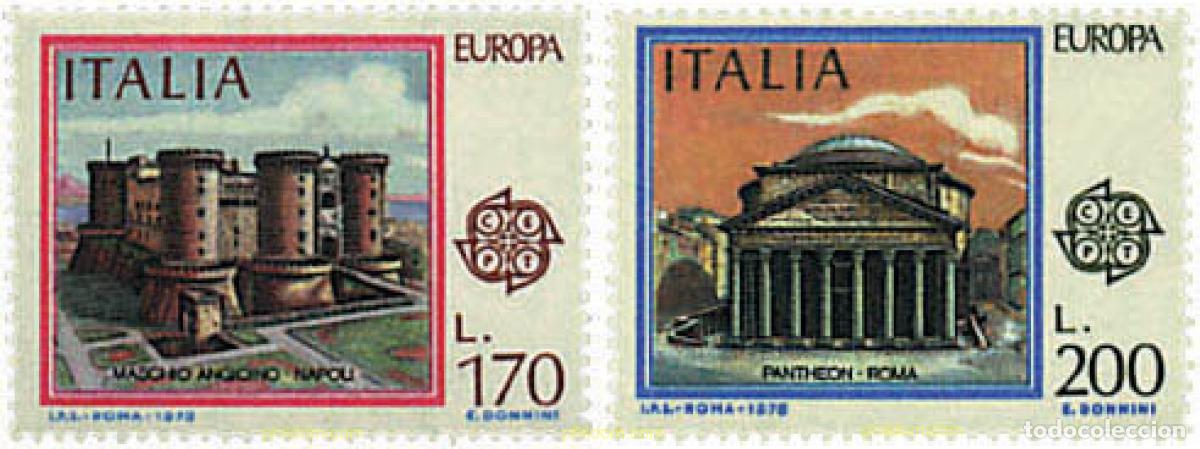 Timbres: 62336 MNH ITALIA 1978 EUROPA CEPT. ARQUITECTURA